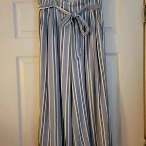 Hollister High Rise Striped Pants